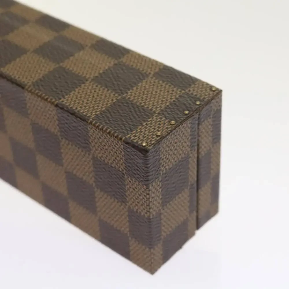 LOUIS VUITTON Damier Ebene Watch Case Trunk